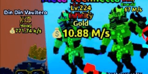 Gambar Product Infinity Meta Technetta Gold 10.88M/S (VERY VERY RARE BRAINROT) ESCAPE TSUNAMI FOR BRAINROT