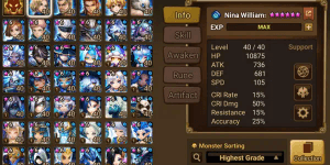Asia 5 LD Dark Nezuko, Han, SZL, Benedic and Hyllus + 123 NB5, 333 6Star Monster