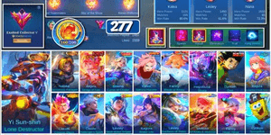 #3549 | 277 Skins | Collector YSS Natalia | Sakura | Zenith Selena | HxH Gon | 11.11 Hayabusa