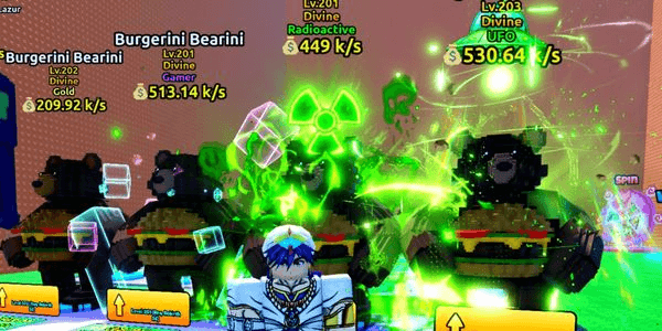 Gambar Product Super Cheap Level Max Divine Burgerini Bearini | Escape Tsunami For Brainrots