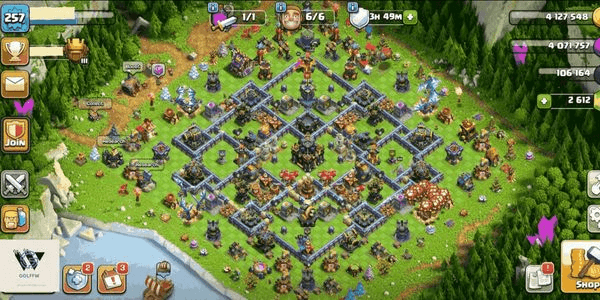 Gambar Product TH17 | Strong Heroes | High Troops | Almost Max Defense | BH Max | 5K Gems | Ready to Play