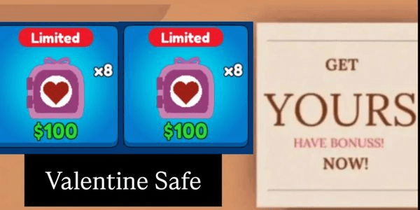 Gambar Product Valentine Safe - Bid Battles!
