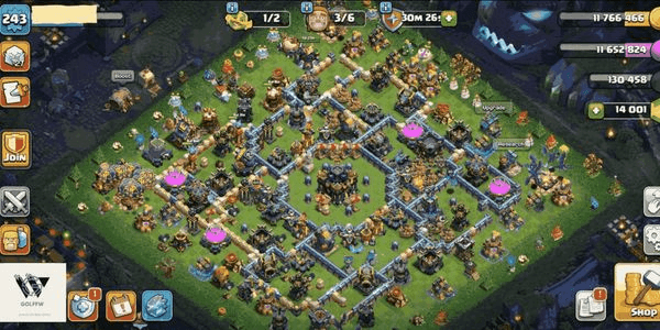 Gambar Product TH17 XP243 | 14K Gems | Max Heroes | High Troops & Defense | Epic Gear | Ready to Play