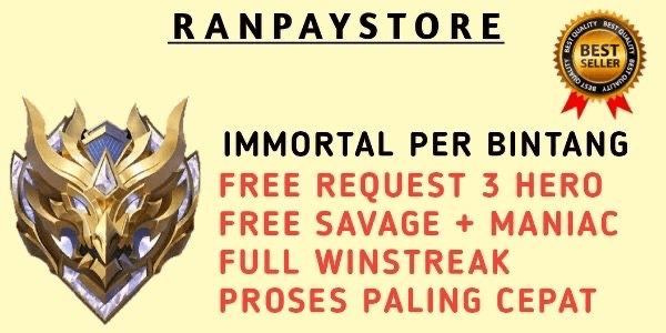 Gambar Product Mythic Immortal 100++ Per Bintang