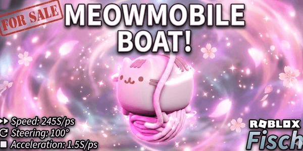 Gambar Product Meowmobile Boat (LIMITED CUTE BOAT) | Fisch