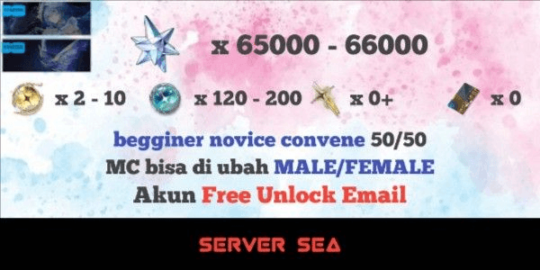 Gambar Product GACHA Starter READY Reroll Account [SEA] - 1