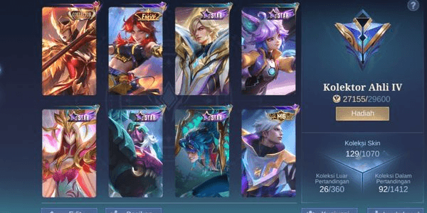 Gambar Product Akun pharsa collector, beatrix mvp, starlight bejibun
