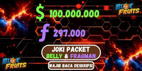 PACKET BELLY 100,000,000 & FRAGMANTS 297,000