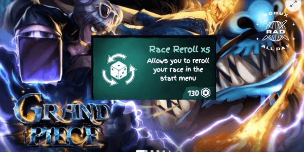 Gambar Product Race Reroll x5