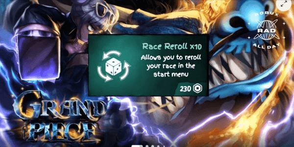 Gambar Product Race Reroll x10
