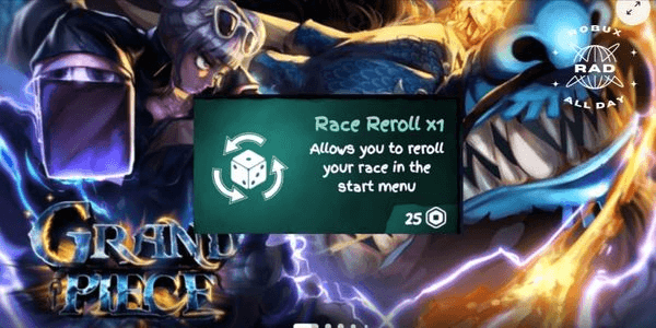 Gambar Product Race Reroll x1