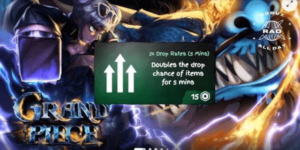 Gambar Product 2x Drop Rates (5 Min)