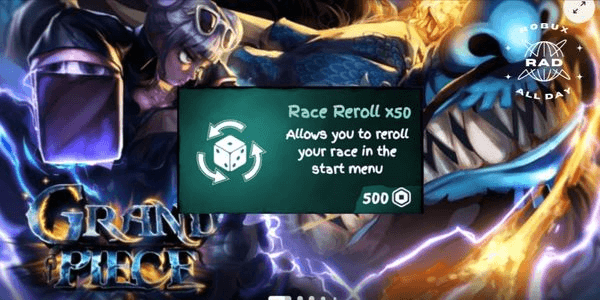 Gambar Product Race Reroll x50
