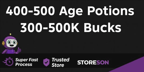 Gambar Product Akun Bonus Banyak Age Potions + Bonus BUCKS - Adoptme