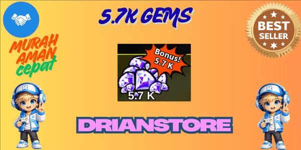 Gambar Product 5700 Gems