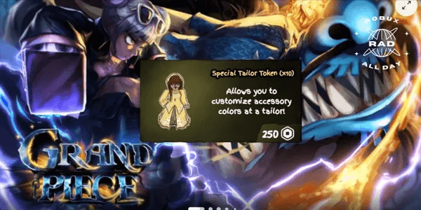 Special Tailor Token (x10)