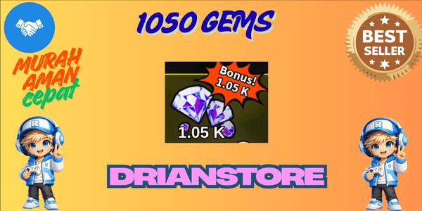 Gambar Product 1050 Gems