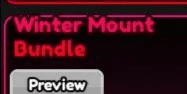 Anime Vanguards -  - Winter Mount Bundle 【9999R】