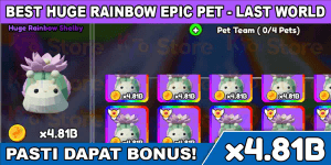Kayak and Surf | Best New Huge Epic Rainbow Pet in the World | Kayak and Slide | Via Trade | READ DESCRIPTION!