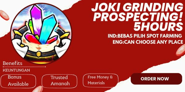 Gambar Product Joki Grinding 5 Hours Prospecting!