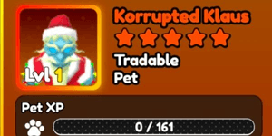 Corrupted Klaus Ferocious with Skill Skeletal Slash