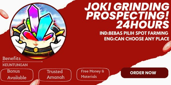 Gambar Product Joki Grinding 24 Hours Prospecting!