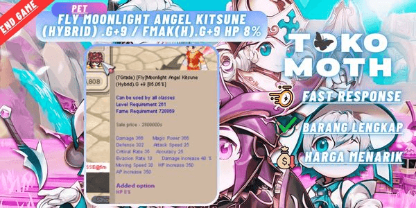 Gambar Product Fly Moonlight Angel Kitsune (Hybrid) .G+9 _ FMAK(H).G+9 Hp 8%