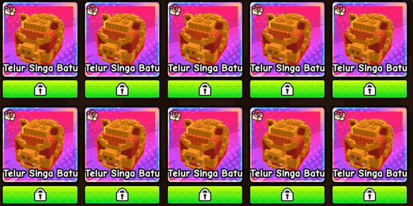 Gambar Product Build A Zoo Stone Lion/Singa Batu Eggs Mutation Valentines + Bonus!!!