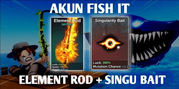 Gambar Product Account Element Rod + Singularity Bait