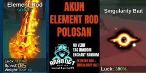 PLAIN ROD ELEMENT ACCOUNT