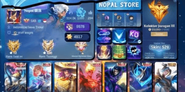 Gambar Product Mobile Legends collector account boss
