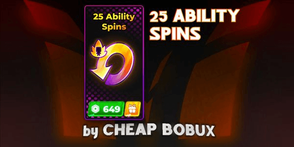 Gambar Product 25 Ability Spins