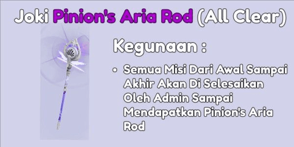 Gambar Product Pinion's Aria Rod Mission (All Clear)