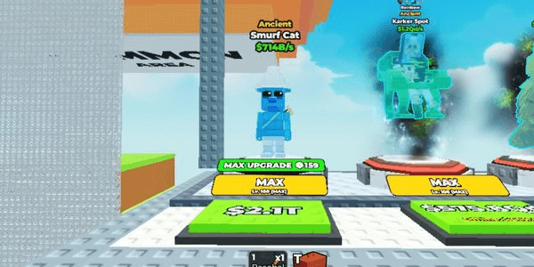 Gambar Product Smurfs Cat [ Ancient ] Level 100 Max [ Climb For Brainrot ]