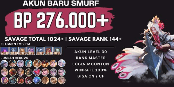 Gambar Product Akun Baru Smurf BP Banyak #2
