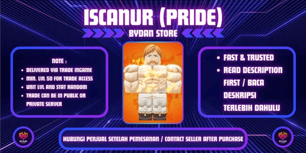 Gambar Product Iscanur (Pride) / Escanor - Anime Vanguards