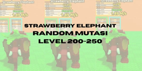 Gambar Product Strawberry Elephant - Random Mutation