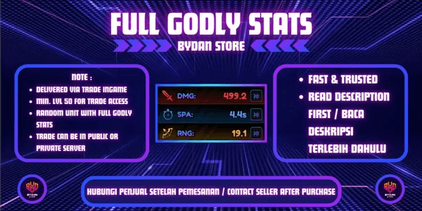 Full Godly Stats / Godly Set (Random Unit, Random %) - Anime Vanguards