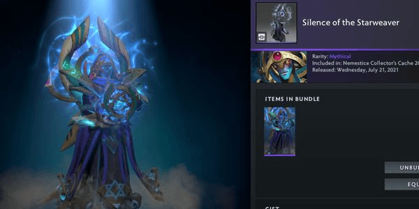 Gambar Product Silence of the Starweaver (Oracle Set Nemestice Collector's Cache)