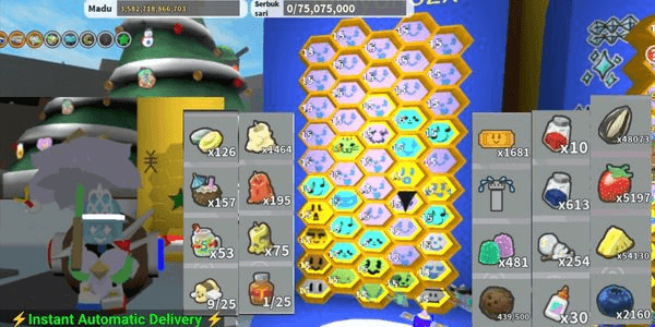 Gambar Product Blue Hive Mid Game - Bee Swarm Simulator