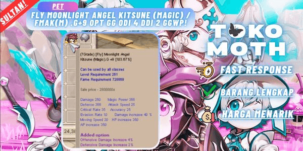 Gambar Product Fly moonlight Angel kitsune (Magic) / FMAK(M) .G+9 OPT GG ODI 4 DDI 2 GGWP!