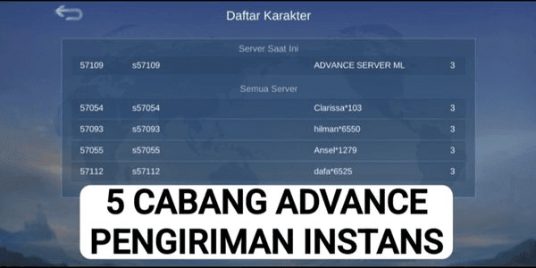 Gambar Product Advance Server Cabang ML (5 Server)