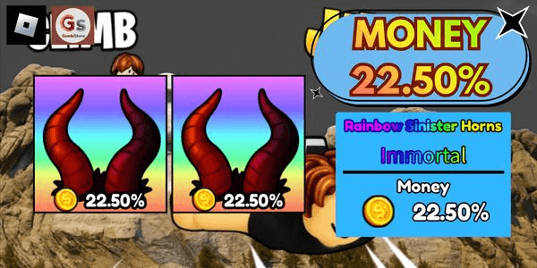 Gambar Product SINISTER HORNS Money 22.5% - Climb and Jump Tower