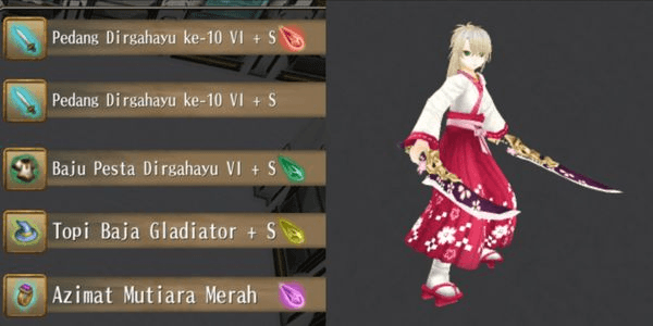 Gambar Product 1 SET OF DUAL SWORD (DS) EQUIPMENT