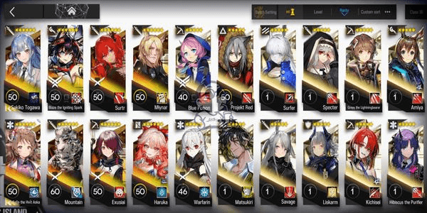 Gambar Product AK GLOBAL STARTERMID 8*6 , 2 LIMITED SAKIKO TOGAWA AND EYJA ALTER , BLAZE ALTER,MOUNTAIN,SURTR,EXUSIAI,MLYNAR,HARUKA