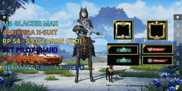 Gambar Product ACC PUBG OLD RP S4-S9, X-SUIT ANUKHRA, M4 GLACIER / GC MAX