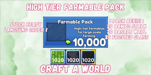 Gambar Product High Tier Farmable Pack