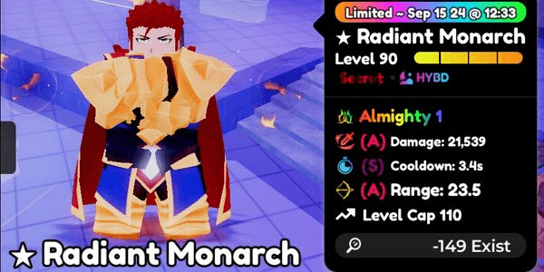 Gambar Product Radiant Monarch (EVO) Almighty