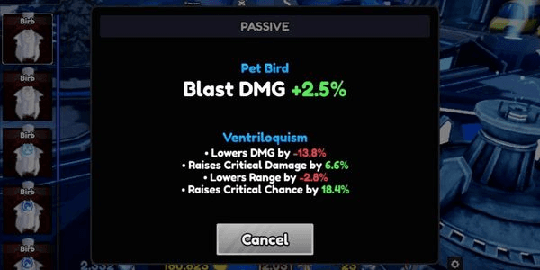 Gambar Product Clean Birb Random Stats - Anime Vanguards