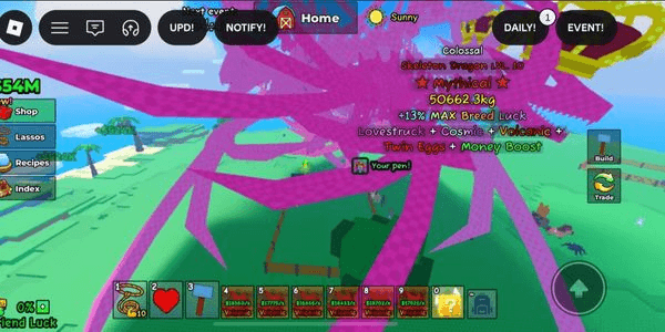 Gambar Product Colossal Skeleton Dragon - Catch And Tame!